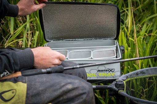 Matrix Eva Bait Cooler Tray (Light Grey) (Inc 4 Tubs) - imagine 5