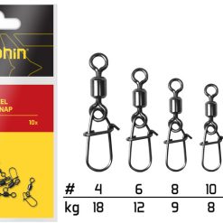 Delphin Rolling Swivel With Micro Snap Sz.8
