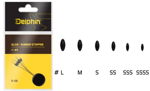 Delphin Olive - Rubber Stopper SSSS