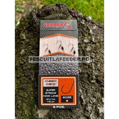 Carlige Legate FeederX Clasic Carp Nr.8 - 3buc