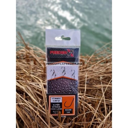 Carlige Legate FeederX Clasic Carp Nr.12 - 3buc - imagine 5
