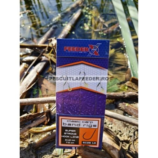 Carlige Legate FeederX Clasic Carp Band Rig Nr.14 - 3buc - imagine 3