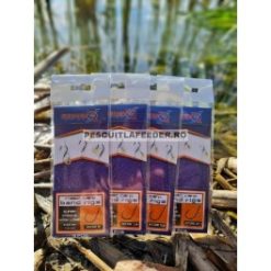 Carlige Legate FeederX Clasic Carp Band Rig Nr.8 - 3buc