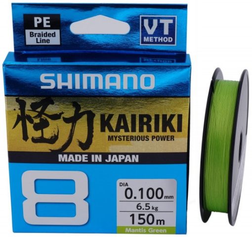 Fir Textil Shimano Kairiki 8 Mantis Green 150m - 0.10mm