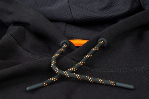 Fox Collection Black / Orange Hoodie - M - imagine 4