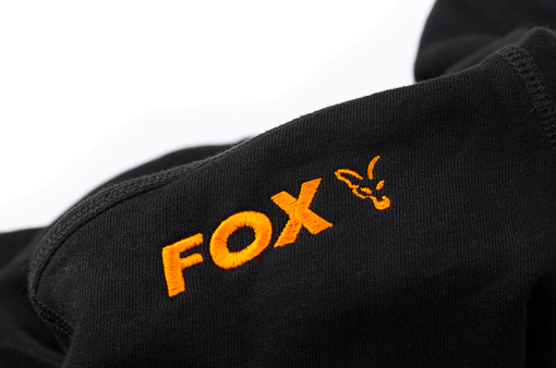 Fox Collection Black / Orange Hoodie - M - imagine 3