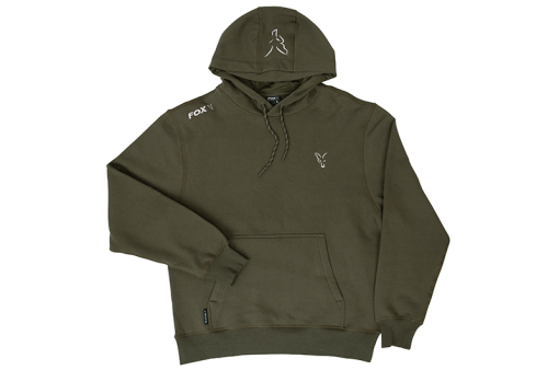 Fox Collection Green / Silver Hoodie – L - imagine 3