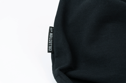 Fox Collection Black / Orange Polo T-Shirt - L - imagine 5