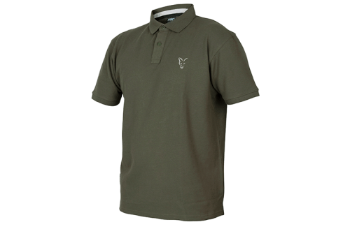Fox Collection Green / Silver Polo Shirt - L - imagine 8