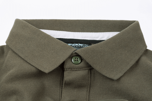 Fox Collection Green / Silver Polo Shirt - L - imagine 6