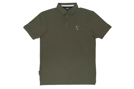 Fox Collection Green / Silver Polo Shirt - L - imagine 2