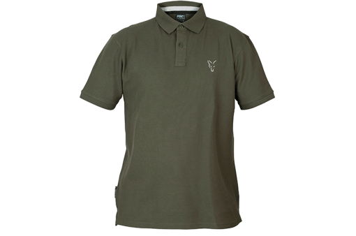 Fox Collection Green / Silver Polo Shirt - L