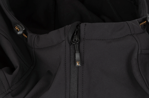 Fox Collection Black / Orange Shell Hoodie – xl - imagine 6