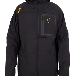 Fox collection black / orange shell hoodie - xxl