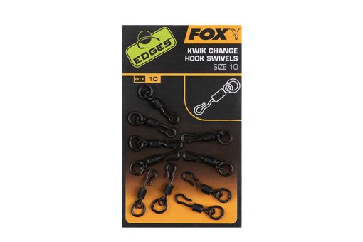Fox Edges Kwik Change Hook Swivels Sz 10x10
