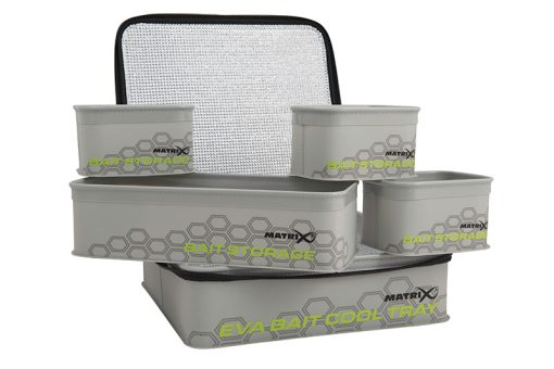Matrix Eva Bait Cooler Tray (Light Grey) (Inc 4 Tubs) - imagine 9