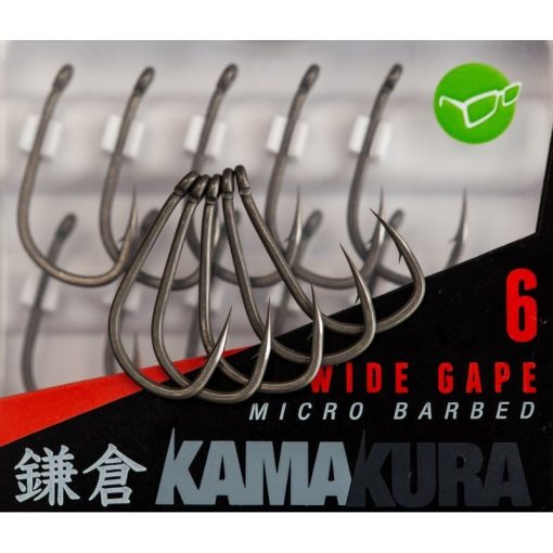 KORDA KAMAKURA WIDE GAPE BARBED NR.8 10BUC/PL - imagine 2