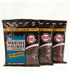 Dynamite Baits Marine Halibut Pellets - 14mm Pre-Drilled 350g