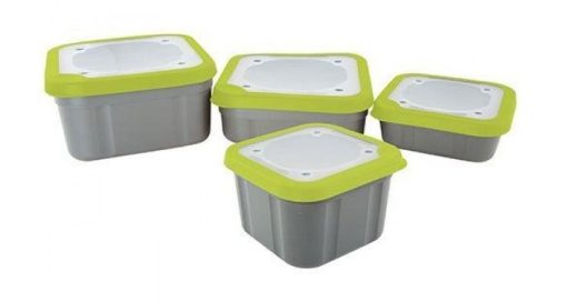 Matrix 1.1Pt Grey/Lime Bait Box Solid Top 0,65l