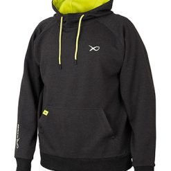 Matrix Minimal Black/Marl + Lime Hoody - M