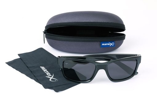 Matrix Glasses - Casual Trans Black Grey Lense - imagine 3