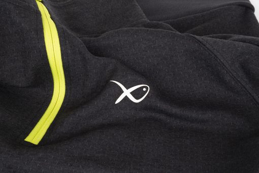 Matrix Minimal Black/Marl + Lime 1/4 Zip - XXL - imagine 3