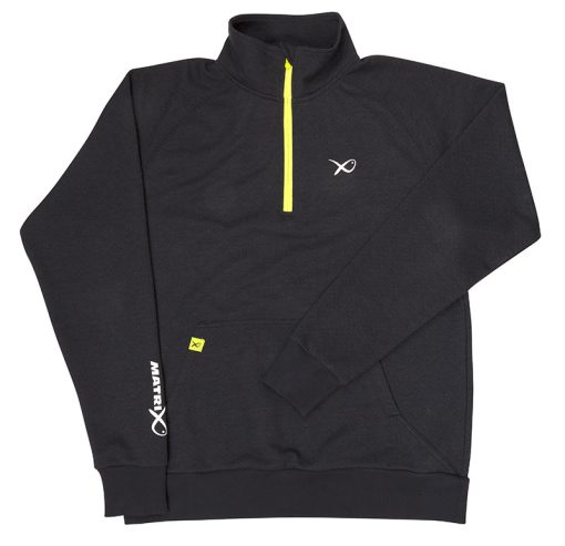 Matrix Minimal Black/Marl + Lime 1/4 Zip - XXL - imagine 2