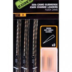 Fox Edges Camo Submerge Leaders Kwik Change 30lb