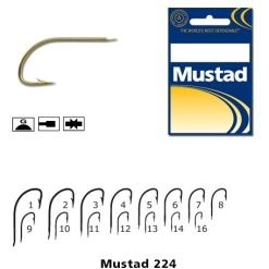 MUSTAD CIRLIG CRISTAL,AURIU NR. 10