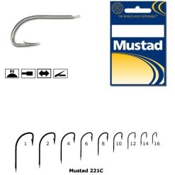 MUSTAD CIRLIG CRISTAL,NICHEL,REVERS. 221C Nr. 6