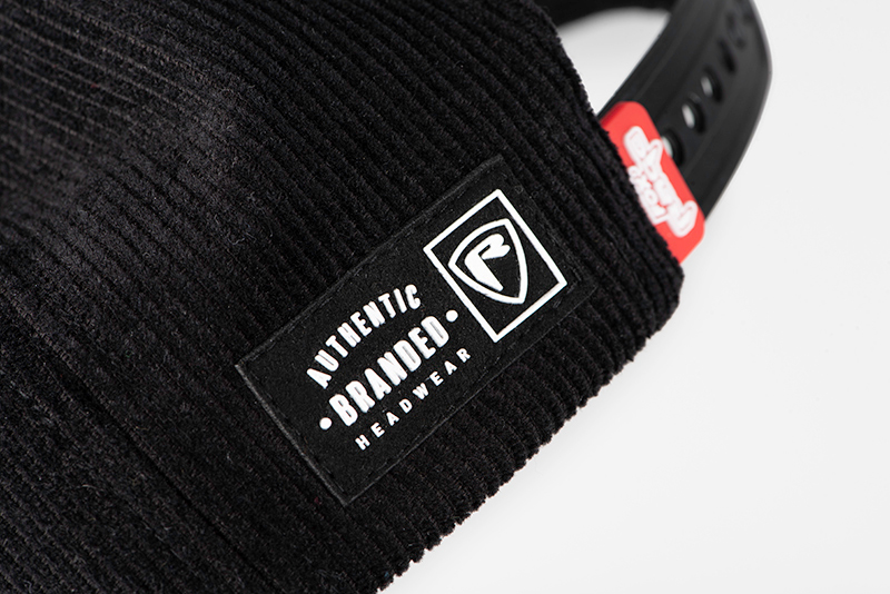 Rage Grey Cord Flat Peak Cap - imagine 2