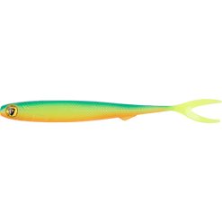 Rage slick finesse super soft 9cm/3. 5 uv blue back chartreuse