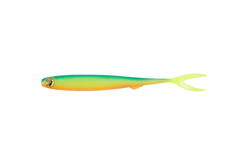 Rage Slick Finesse Super Soft 9cm Uv Blue Back Chartreuse