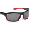 Rage Transparent Red/Black Suglasses Grey Lense