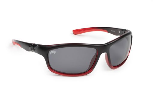 Rage Transparent Red/Black Suglasses Grey Lense