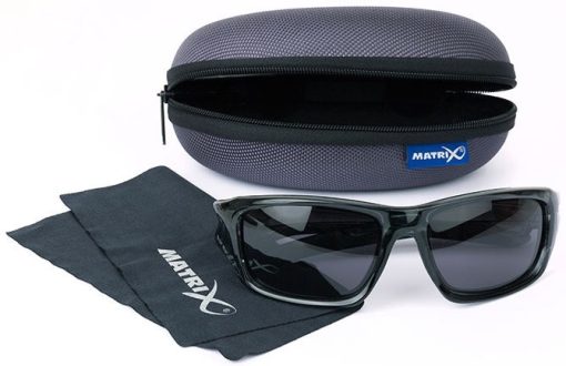 Matrix Glasses - Wraps Trans Black Grey Lense - imagine 3