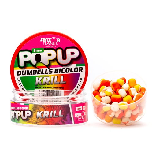 Dumbells Popup Senzor Bicolor 8mm - Krill