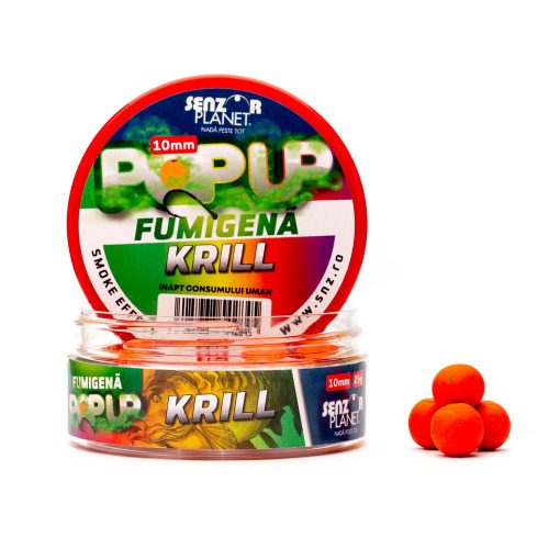 Boilies Popup Senzor Fumigena 10mm – Krill