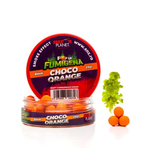 Boilies Popup Senzor Fumigena 8mm - Choco Orange