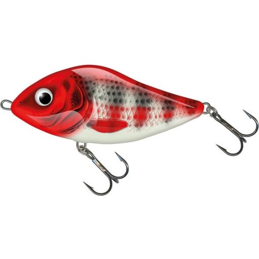 Vobler Salmo Slider 7cm Floating Holo Red Head Striper
