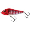Vobler Salmo Rattlin Slider 8cm Sinking Red Head Striper