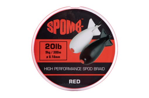 Spomb Braid 300m 20lb Red - imagine 2