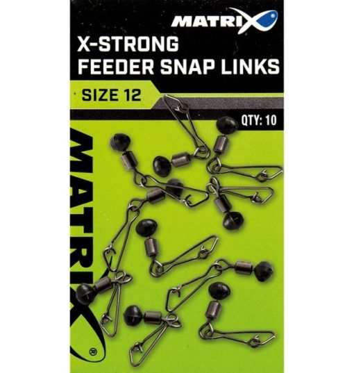 Matrix X-Strong Feeder Snap Links Size 12