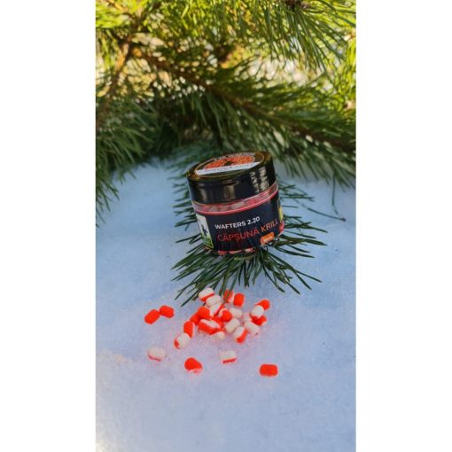 Dumbell Wafter 2.20 Baits 6mm - Capsuna Krill Alb Portocaliu - imagine 2