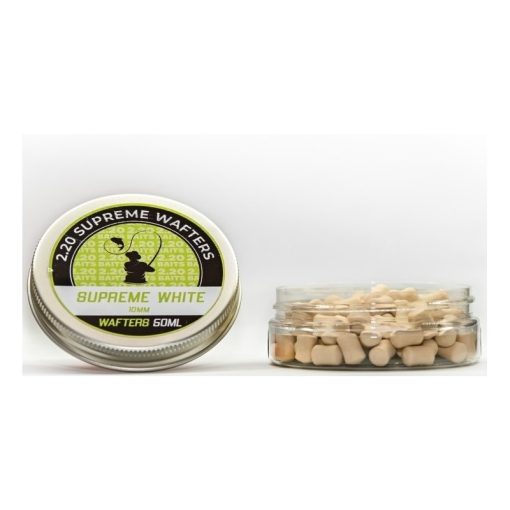 Dumbell Wafter 2.20 Baits Supreme 10mm - Alb