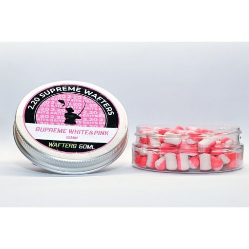 Dumbell Wafter 2.20 Baits Supreme 10mm - Alb Roz