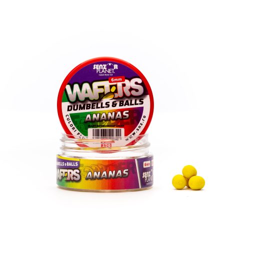 Wafter Dumbells/Balls Senzor Bicolor 6mm - Ananas