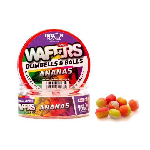 Wafter Dumbells/Balls Senzor Bicolor 8mm - Ananas