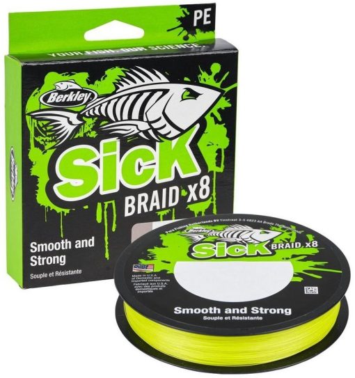 Berkley Sick Braid Hv Yellow 150m 0.06mm