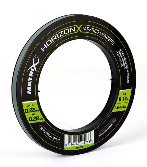 Matrix Horizon X Tapered Shock Leader - 8lb/12lb (12m)